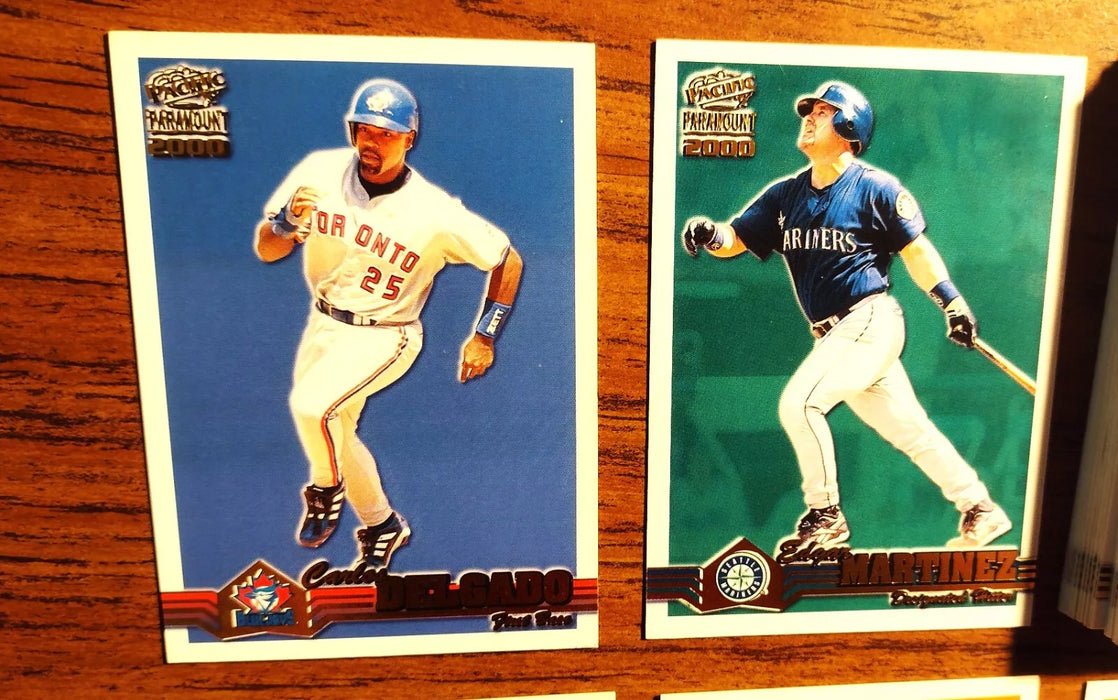 2000 PACIFIC PARAMONT "NEAR SET" 78 CARDS HENDERSON RIPKEN J THOME LARKIN ANKIEL