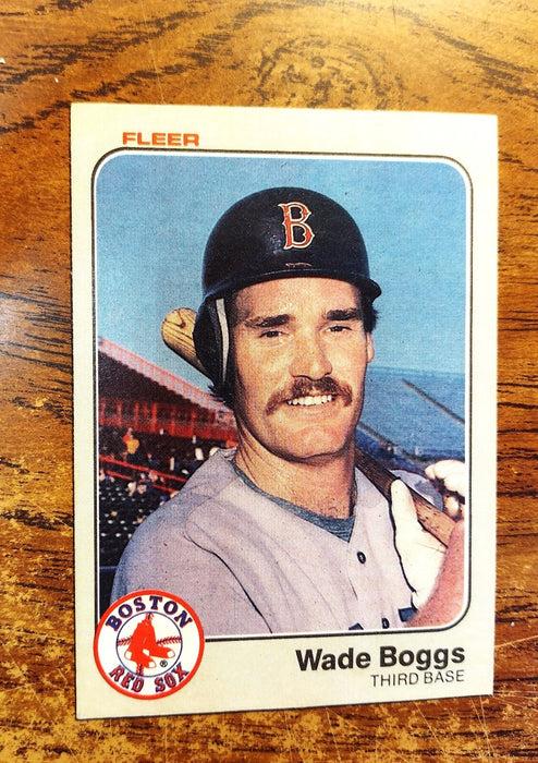 1983 FLEER "HALL OF FAMER" #179 WADE BOGGS RC CARD BOSTON RED SOX