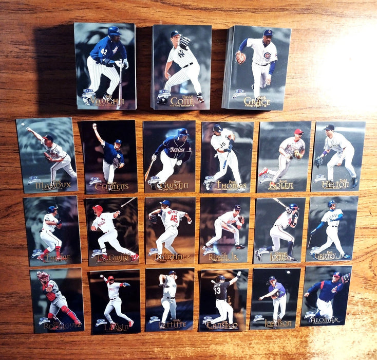 1999 FLEER BRILLIANTS "COMP 125 CARD SET" HOFERS JETER RIPKEN GWYNN GRIFFEY