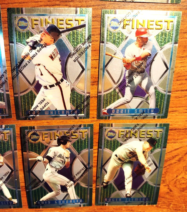 1995 TOPPS FINEST (LOT OF 45 HOFERS MURRAY-DAWSON-O SMITH-WINFIELD-PIAZZA-