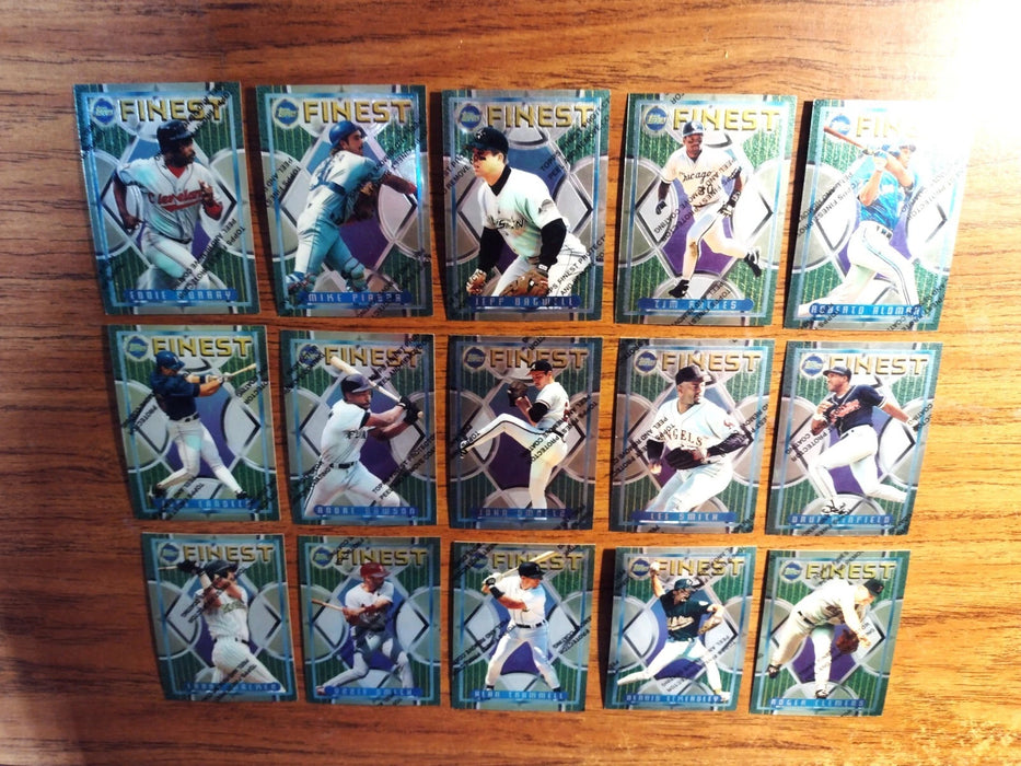 1995 TOPPS FINEST (LOT OF 45 HOFERS MURRAY-DAWSON-O SMITH-WINFIELD-PIAZZA-