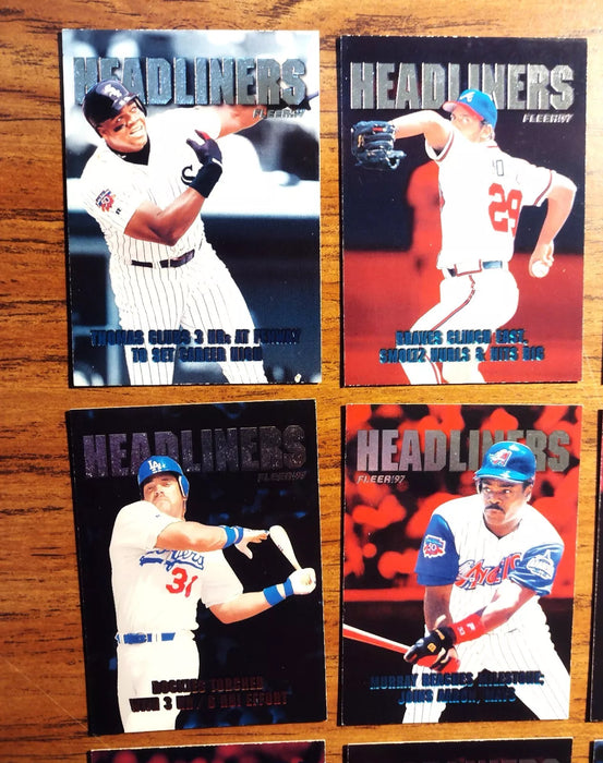 1997 FLEER "HEAD LINERS COMP SET" 1-20 HOFERS THOMAS RIPKEN GRIFFEY GWYNN BONDS