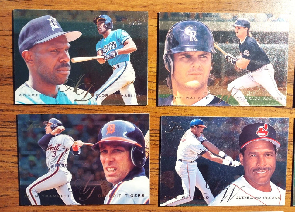1995 FLAIR "NEAR SET" MURRAY PUCKETT HENDERSON O SMITH WINFIELD DAWSON MATTING