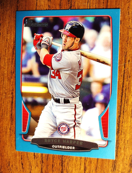2013 BOWMAN "BLUE PARALLEL" #ED 496/500" BRYCE HARPER NATS PHILLY'S "ALL-STAR"