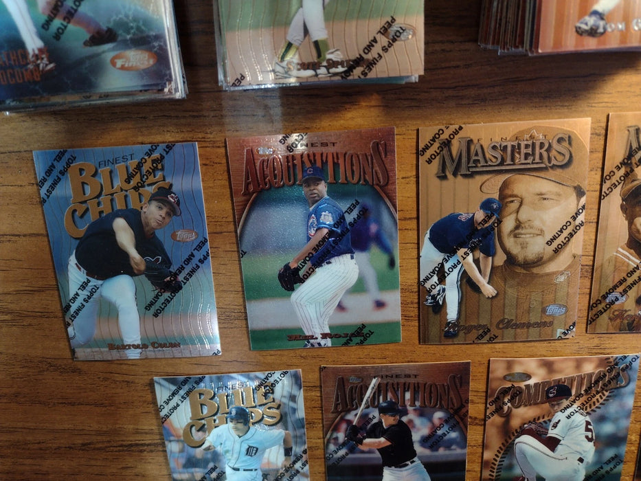 1997 FINEST "NEAR SET" HOFERS 187/275 HENDERSON BOGGS MARTINEZ GRIFFEY BAGWELL