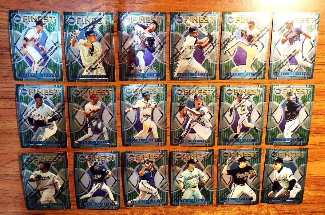 1995 TOPPS FINEST "COMP SET" #1-#330 JETER-GWYNN-PUCKETT-O SMITH-RIPKEN- NOMO RC