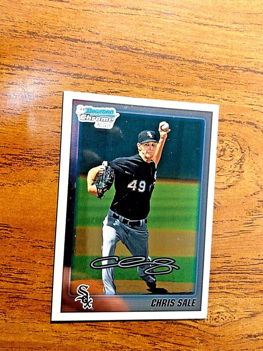 2010 BOWMAN CHROME DRAFT #BDPP92 CHRIS SALE "1ST BOWMAN RC" 18-3 2,38 BRAVES