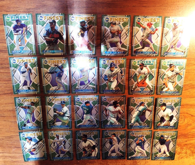 1995 TOPPS FINEST (LOT OF 45 HOFERS MURRAY-DAWSON-O SMITH-WINFIELD-PIAZZA-