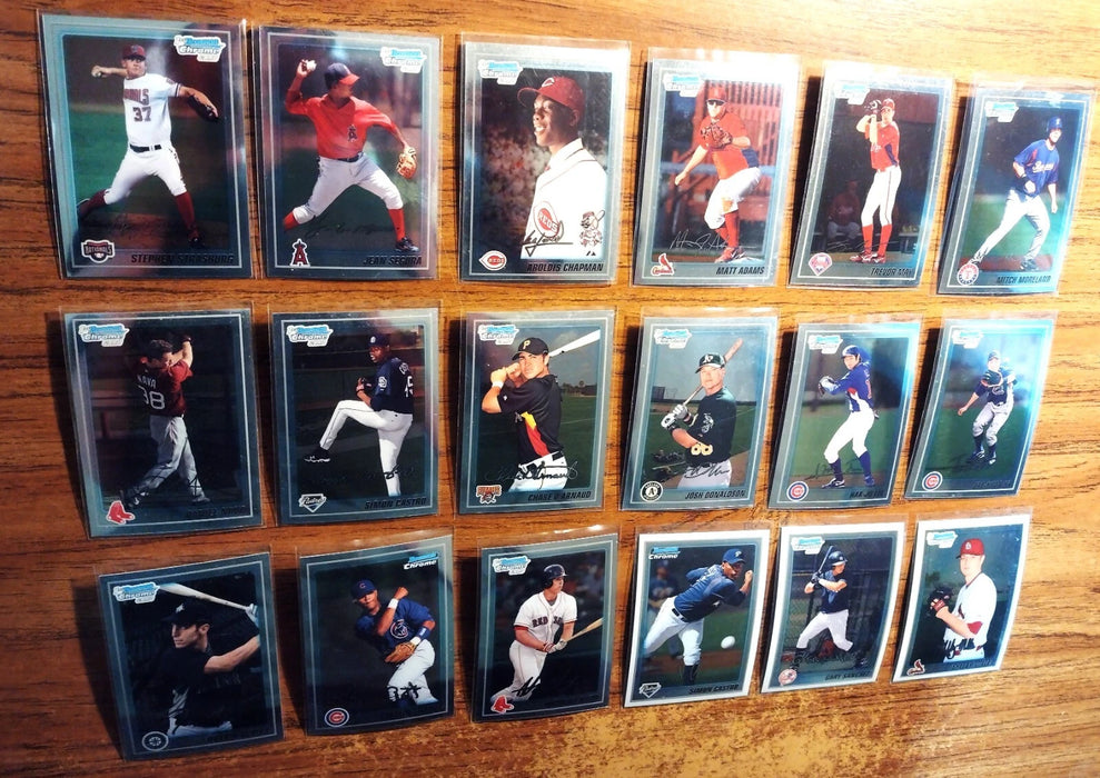 2010 BOWMAN CHROME PROSPECT "COMP SET" BCP1-BCP220 RIZZO ALTUVE PEREZ ARENDO MAY