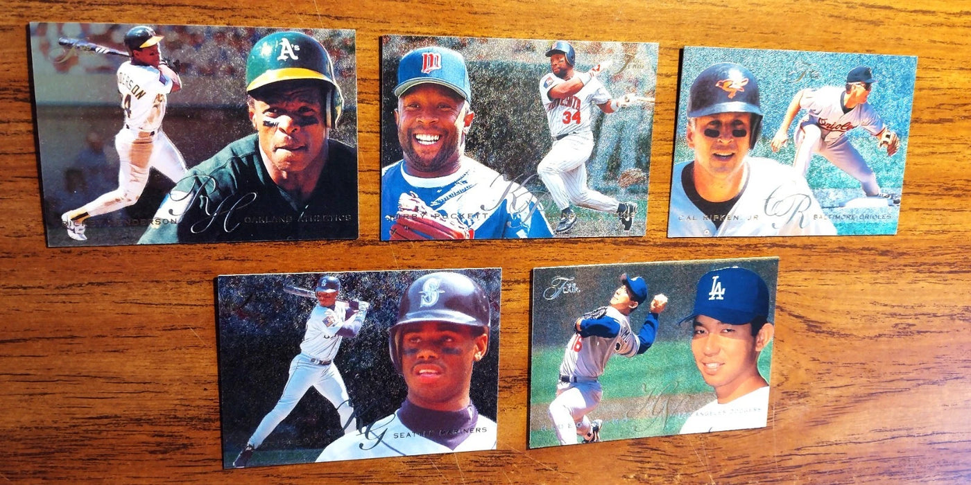 1995 FLAIR "COMP SET" #1-#432 HOFERS GWYNN RIPKEN THOMAS HENDERSON GRIFFEY NOMO