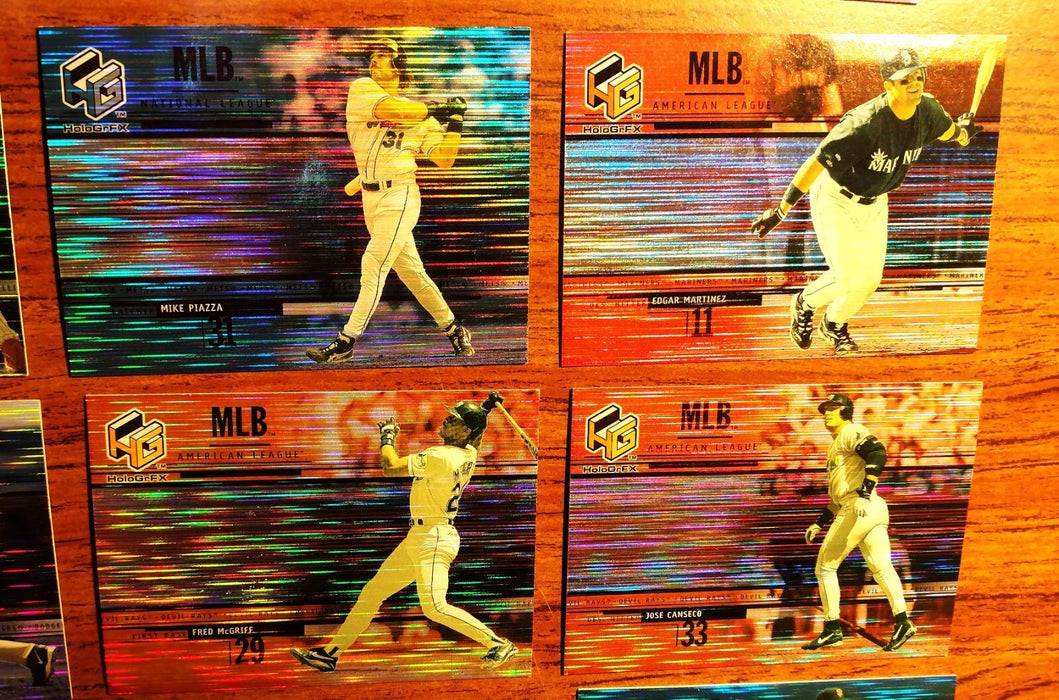 2000 UPPER DECK HOLO GRFX "NEAR SET" 75/90 F THOMAS K GRIFFEY BONDS ROLEN HELTON