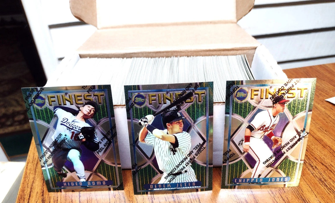 1995 TOPPS FINEST "COMP SET" #1-#330 JETER-GWYNN-PUCKETT-O SMITH-RIPKEN- NOMO RC