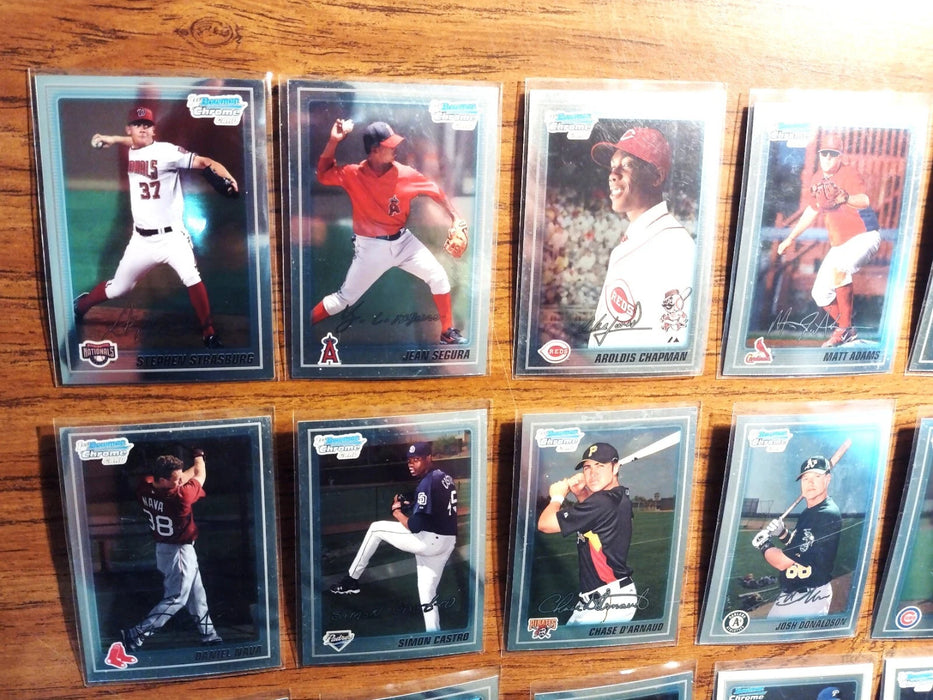 2010 BOWMAN CHROME PROSPECT "COMP SET" BCP1-BCP220 RIZZO ALTUVE PEREZ ARENDO MAY