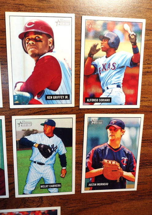 2005 BOWMAN HERITAGE "HOFERS" LOT OF 12 GRIFFEY HALLADAY THOMAS HELTON BAGWELL