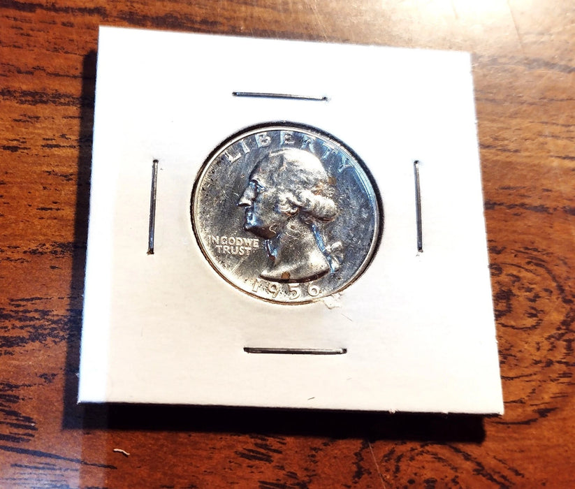 1956 WASHINGTON "SILVER QUARTER" VERY NICE CONDITION 44 MILLON PRODUCED