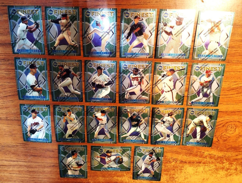1995 TOPPS FINEST (LOT OF 45 HOFERS MURRAY-DAWSON-O SMITH-WINFIELD-PIAZZA-