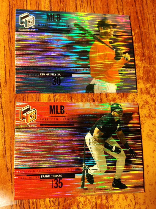 2000 UPPER DECK HOLO GRFX "NEAR SET" 75/90 F THOMAS K GRIFFEY BONDS ROLEN HELTON
