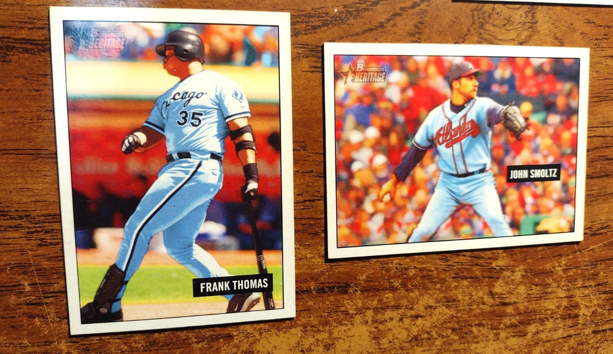 2005 BOWMAN HERITAGE "HOFERS" LOT OF 12 GRIFFEY HALLADAY THOMAS HELTON BAGWELL