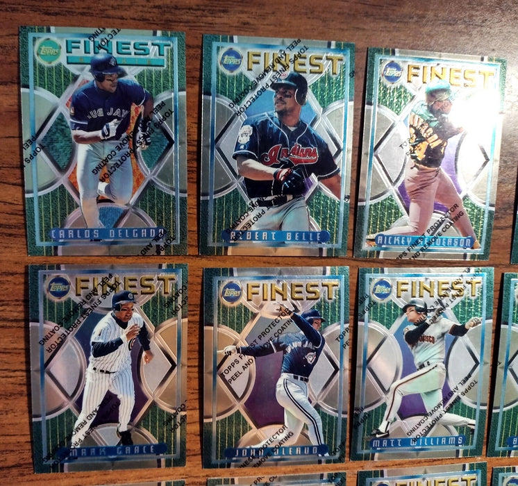 1995 TOPPS FINEST (LOT OF 45 HOFERS MURRAY-DAWSON-O SMITH-WINFIELD-PIAZZA-
