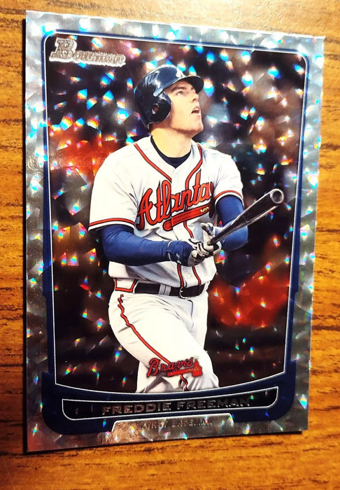 2012 BOWMAN "SILVER ICE INSERT" (LOT OF 3) P GOLDSCHMIDT F FREEMAN M TAYLOR (RC)