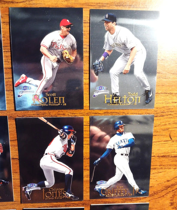 1999 FLEER BRILLIANTS "COMP 125 CARD SET" HOFERS JETER RIPKEN GWYNN GRIFFEY