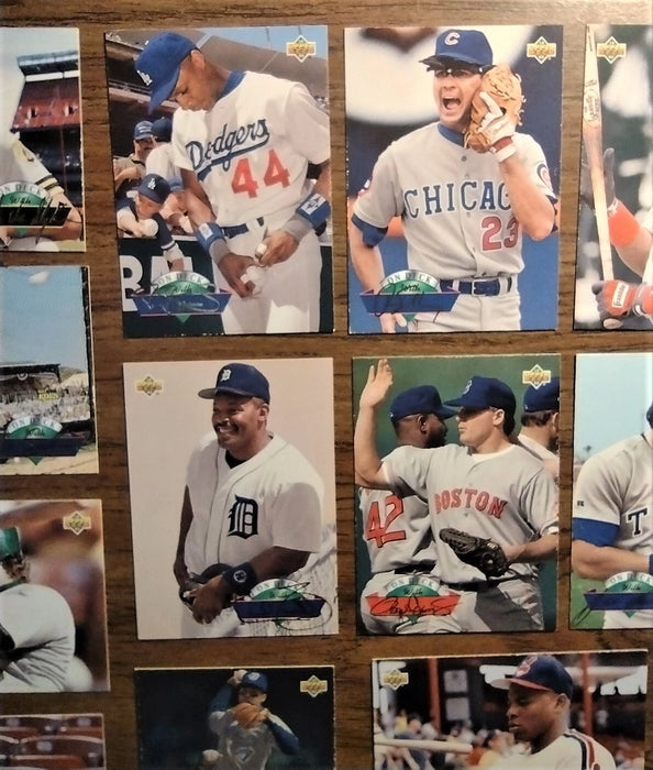 1993 UPPER DECK "ON DECK" NEAR SET 17/25 HOFERS PUCKETT SANDBERG GWYNN
