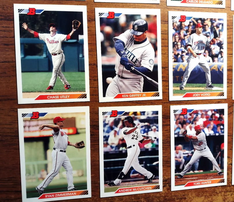 2010 BOWMAN "92 THROW BACKS (LOT OF 32) HOFERS GRIFFEY SABATHIA THOME MOLINA++