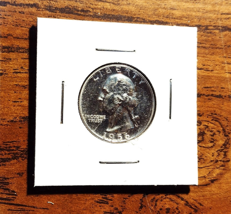 1956 WASHINGTON "SILVER QUARTER" VERY NICE CONDITION 44 MILLON PRODUCED