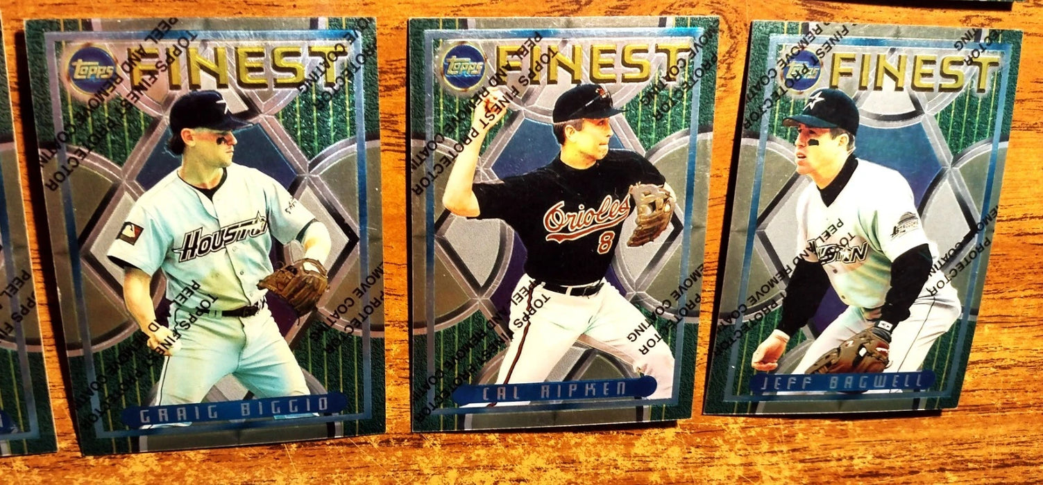 1995 TOPPS FINEST "COMP SET" #1-#330 JETER-GWYNN-PUCKETT-O SMITH-RIPKEN- NOMO RC