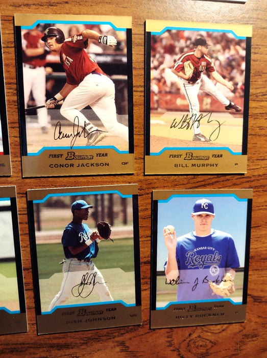 2004 BOWMAN "GOLD RC CARDS" BDP 70/165 DEWITT M LOWE C JACKSON BUCKNER J FIELDS