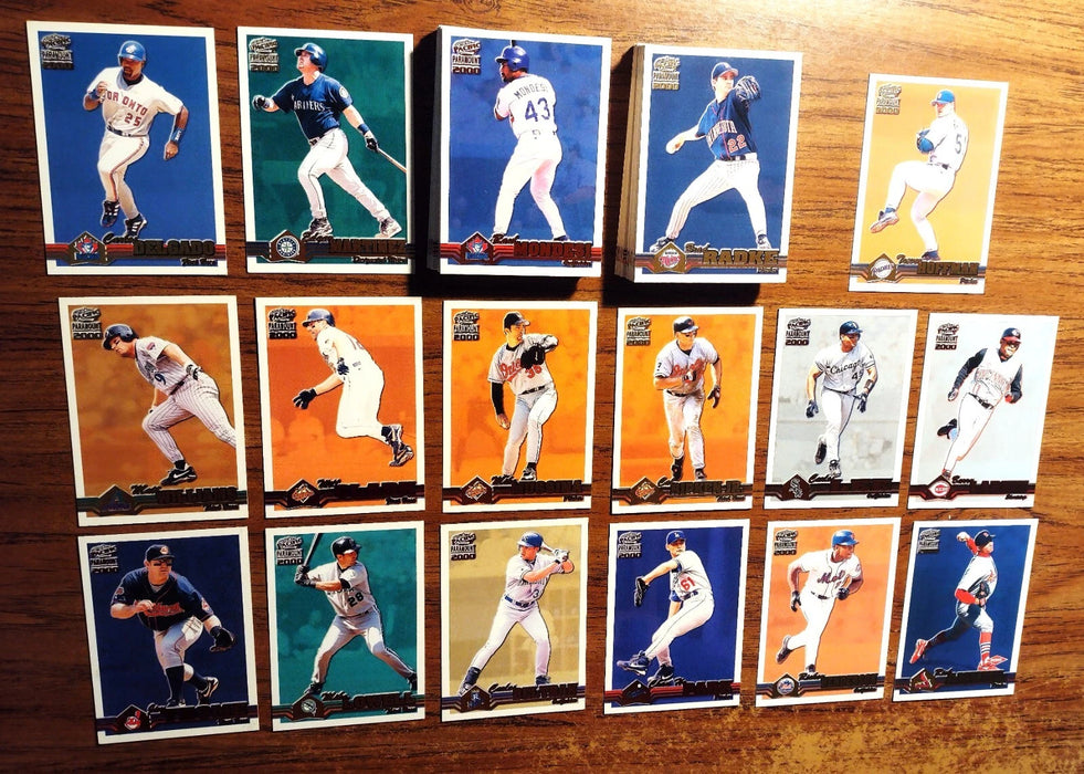 2000 PACIFIC PARAMONT "NEAR SET" 78 CARDS HENDERSON RIPKEN J THOME LARKIN ANKIEL