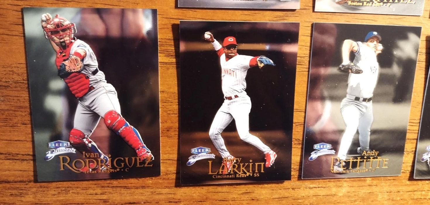1999 FLEER BRILLIANTS "COMP 125 CARD SET" HOFERS JETER RIPKEN GWYNN GRIFFEY