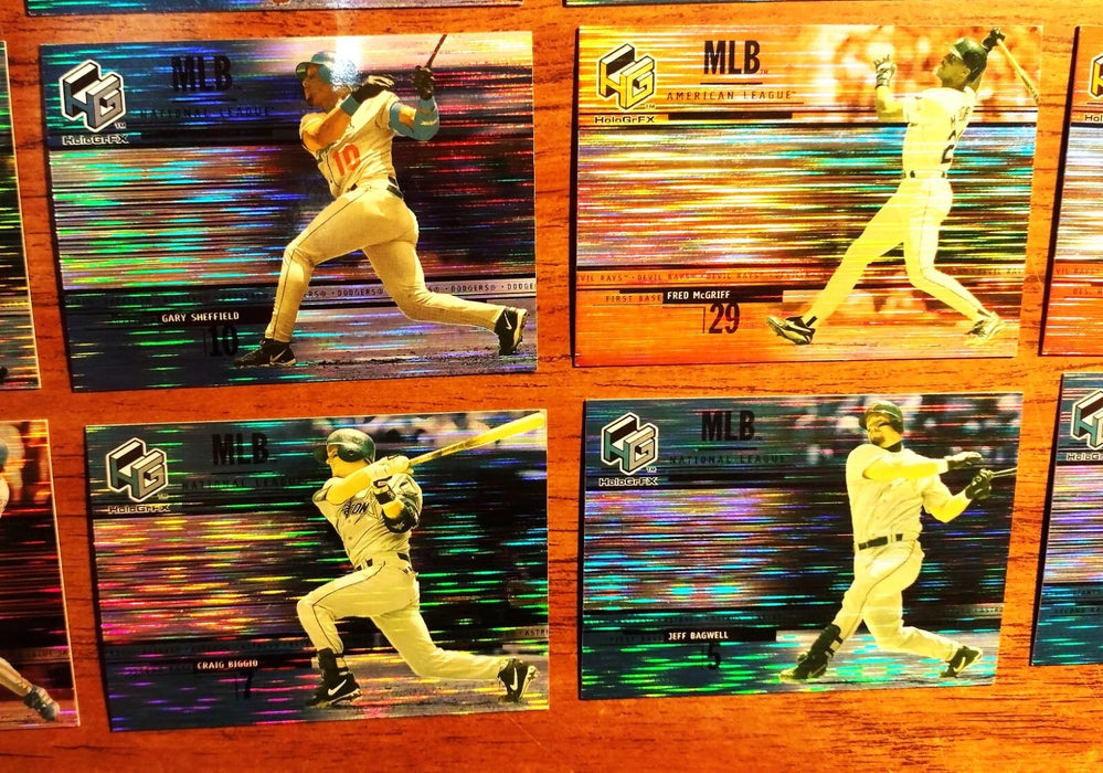 2000 UPPER DECK HOLO GRFX "NEAR SET" 75/90 F THOMAS K GRIFFEY BONDS ROLEN HELTON
