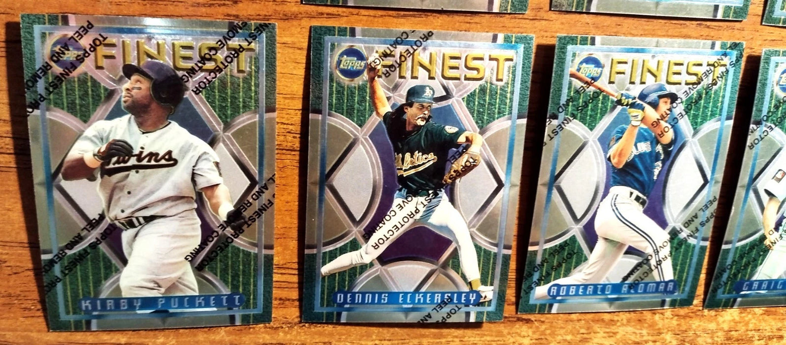 1995 TOPPS FINEST "COMP SET" #1-#330 JETER-GWYNN-PUCKETT-O SMITH-RIPKEN- NOMO RC