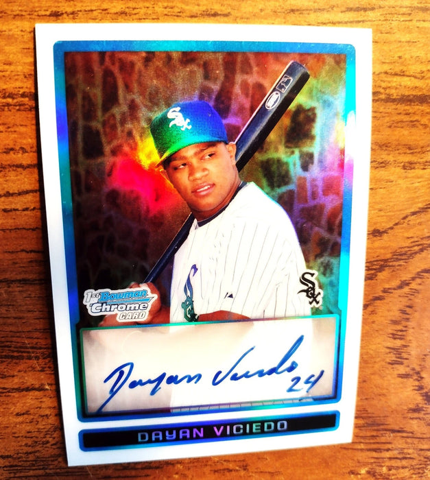 2009 BOWMAN CHROME PROSPECTS BCP110 "RC AUTO #ED463/500" DAYAN VICIEDO