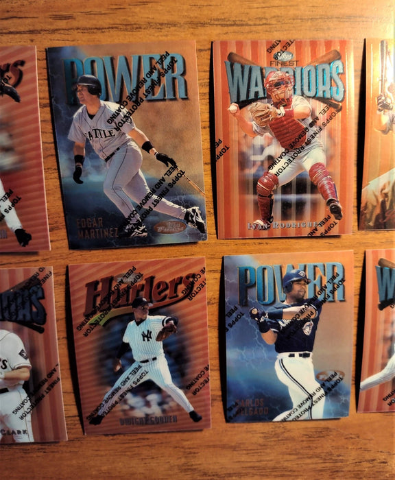 1997 FINEST "NEAR SET" HOFERS 187/275 HENDERSON BOGGS MARTINEZ GRIFFEY BAGWELL