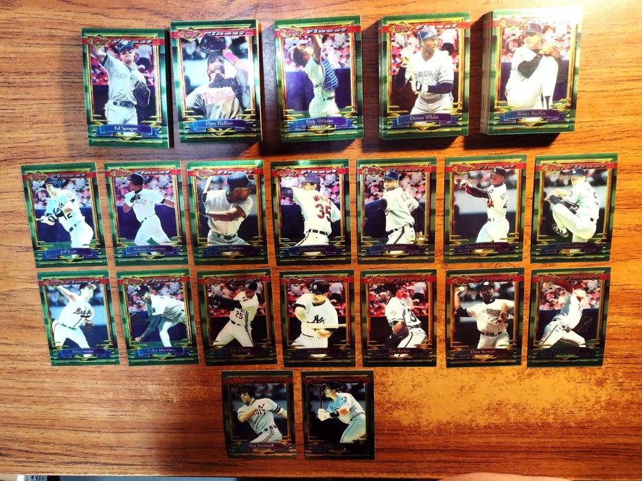 1994 TOPPS FINEST #1-#199 "187/199" HOFERS BOGGS DAWSON P MARTINEZ SMOLTZ THOME