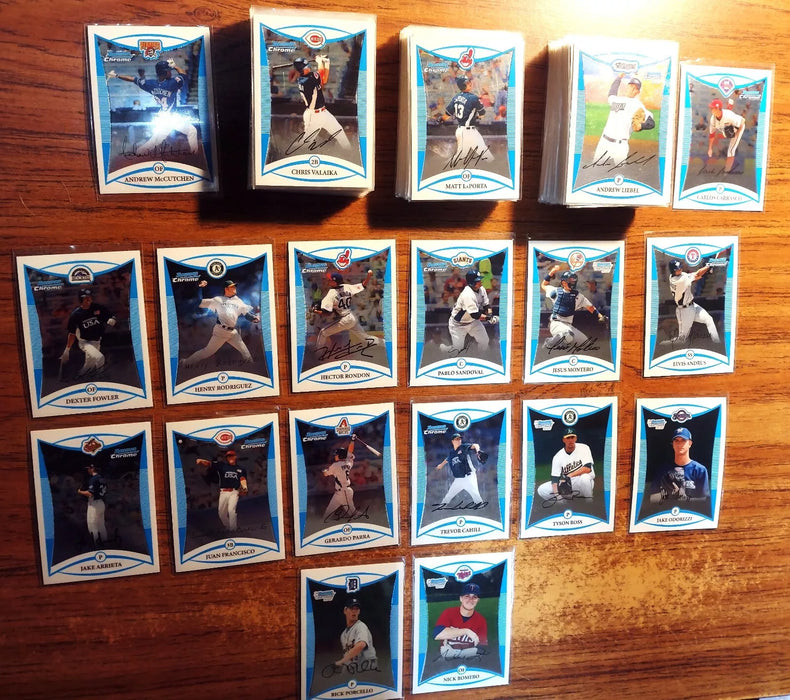 2008 BOWMAN CHROME DRAFT"COMP SET" #BDPP1-110 FOWLER MCCUTCHEN MONTERO E ANDRUS