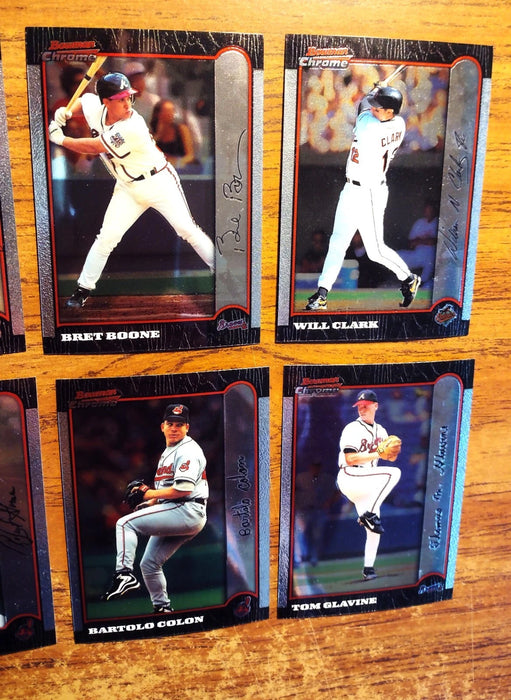 1999 BOWMAN CHROME (LOT OF 125) RCS/HOFERS C LEE WELLS B CHEN BURNETT PENNY RCS