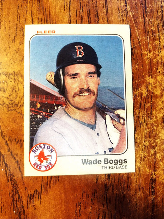 1983 FLEER "HALL OF FAMER" #179 WADE BOGGS RC CARD BOSTON RED SOX