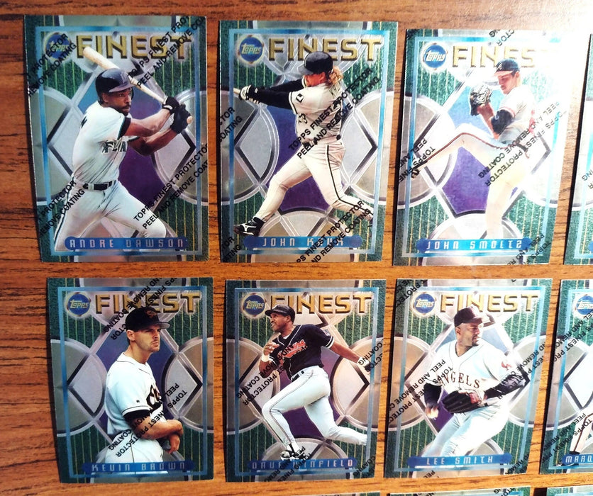 1995 TOPPS FINEST (LOT OF 45 HOFERS MURRAY-DAWSON-O SMITH-WINFIELD-PIAZZA-