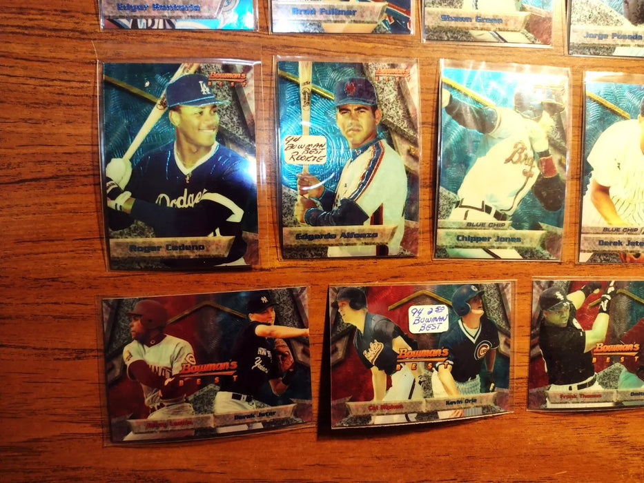 1994 BOWMAN #1-#200 BEST "COMP SET" D JETER B WANGER C JONES RENTERIA RC'S++