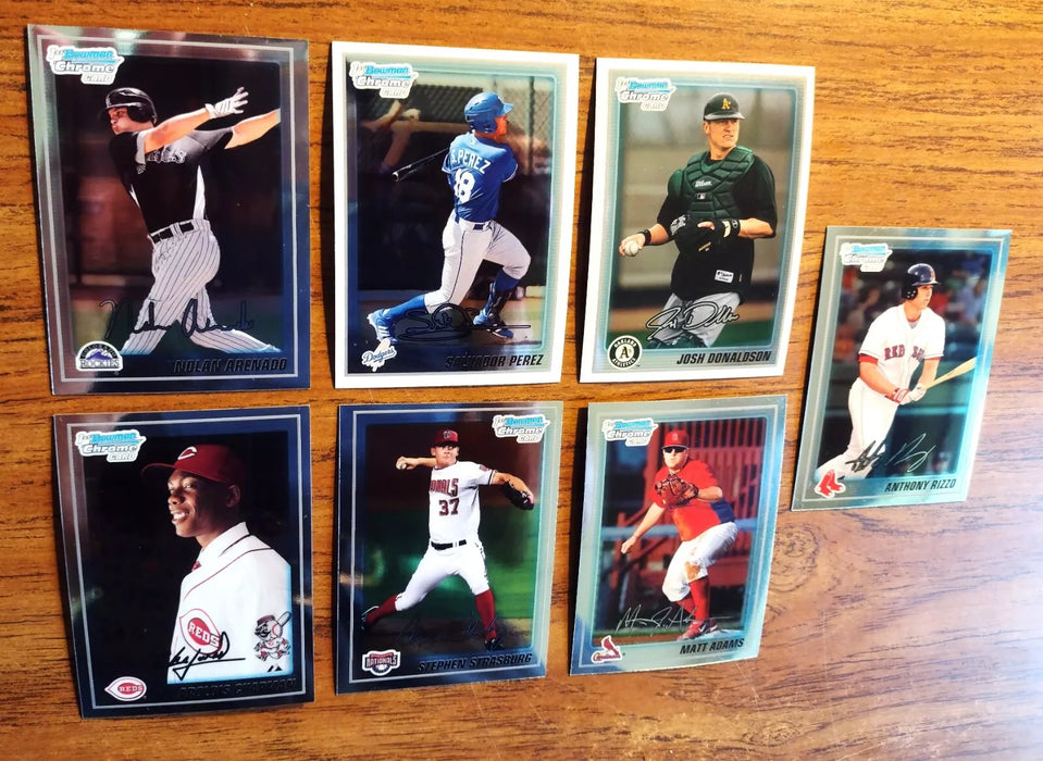2010 BOWMAN CHROME PROSPECT "COMP SET" BCP1-BCP220 RIZZO ALTUVE PEREZ ARENDO MAY