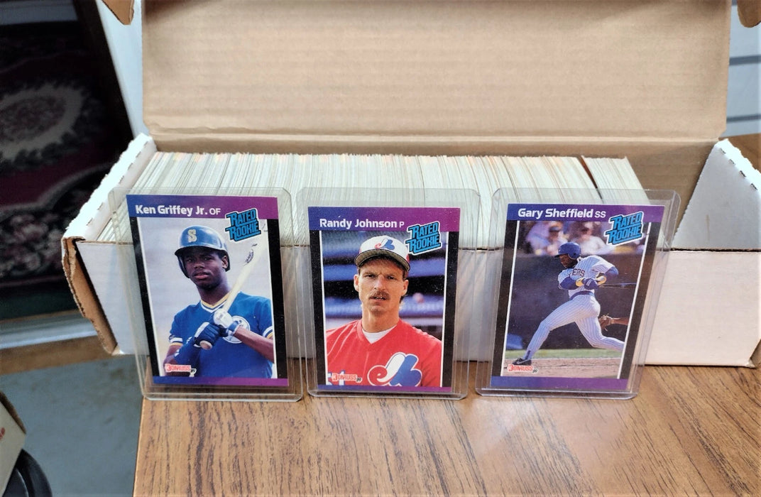 1989 DONRUSS "COMP SET" HOFERS GRIFFEY-JOHNSON-BIGGIO-SHEFFIELD-SCHILLING ALOMAR