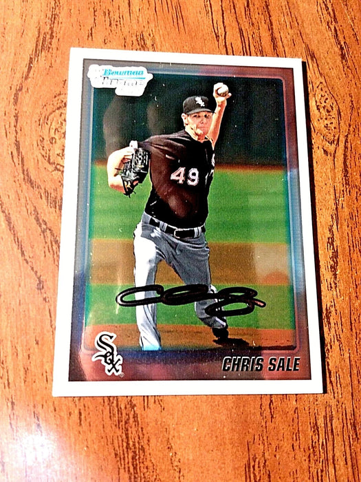 2010 BOWMAN CHROME DRAFT #BDPP92 CHRIS SALE "1ST BOWMAN RC" 18-3 2,38 BRAVES